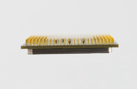 Modern CPU isolated on white