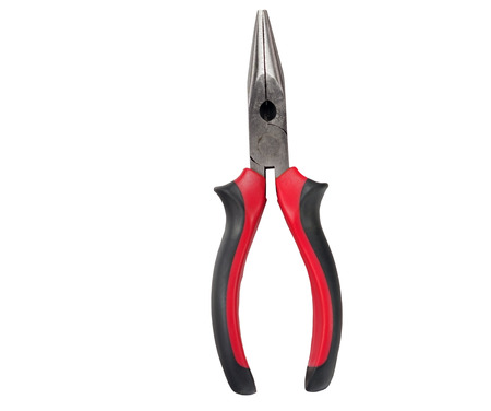 Pliers isolated on the white backgroundの写真素材