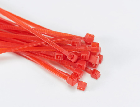 cable ties isolated on white background