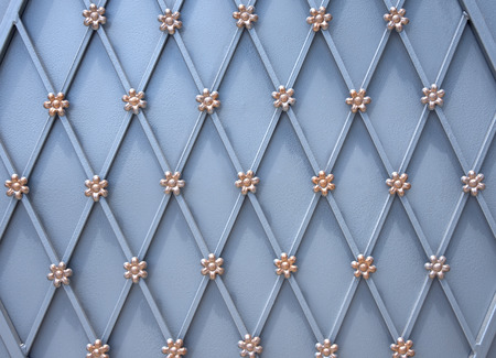 Beautiful metal gate as backgroundの写真素材