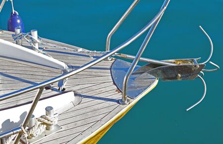 anchor on Prow of boat