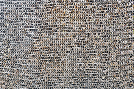 Ring or chain steel mail armour background