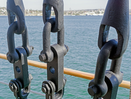 tall ship rigging on an old sailing ship