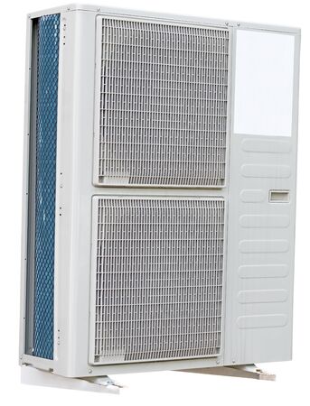 air conditioning compressor isolated on white background