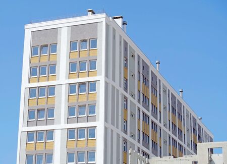 Big multifamily housing under construction