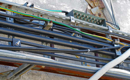 Power cables, Control cables and Instrument cables install on cable tray