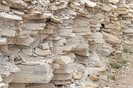 The close-up relief of the rocksの写真素材