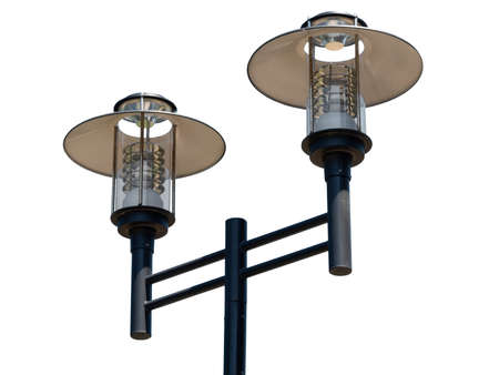 Street lantern on a white background