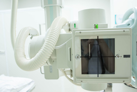 close up x-ray machine.