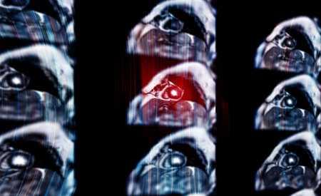 MRI heart or Cardiac MRI ( magnetic resonance imaging ) of heart for diagnosis heart disease.の写真素材
