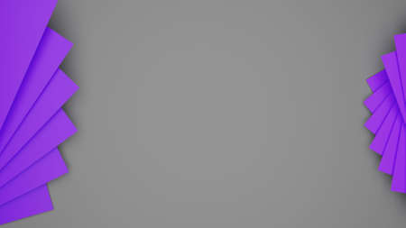 3d rendered paper cut texture template