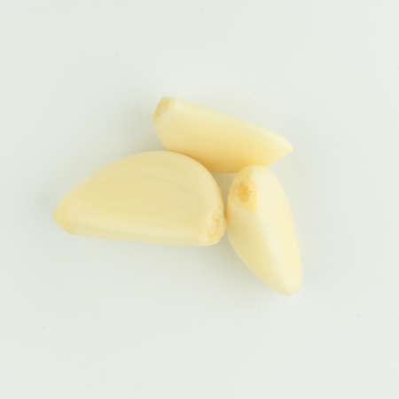 Garlic isolated on white background healthy closeupの写真素材