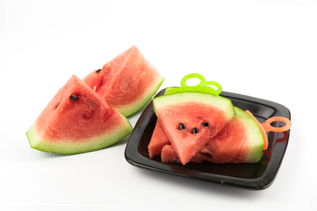 water melon fresh fruit food isolated sweetの写真素材