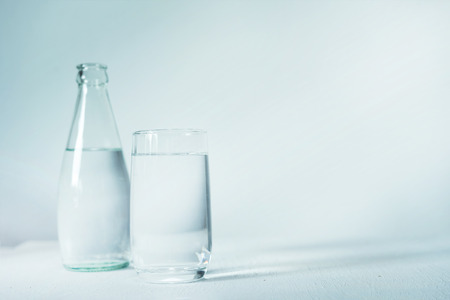 Drinking water spring  bubble  natural coldの写真素材