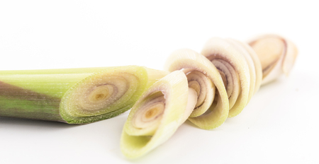Fresh Lemongrass close up macro food backgroundの写真素材