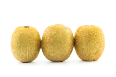 sliced Kiwi fruit isolated on white background cutout juiceの写真素材
