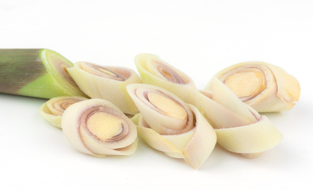 Fresh Lemongrass close up macro food backgroundの写真素材
