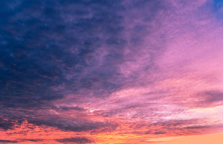 beautiful sky and clound sunset,sky backgroundの写真素材