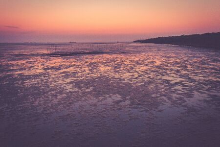 Sunset on the sea