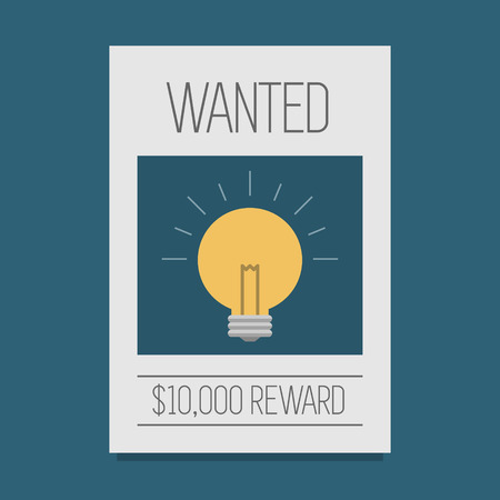 Ideas wantedのイラスト素材