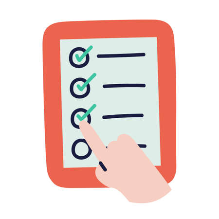 To Do List. Hand Drawn Doodle Icon.のイラスト素材