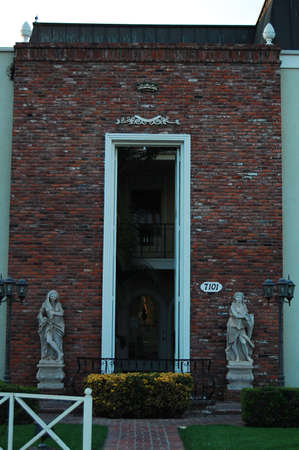 Brick Building Face 3d textureの写真素材