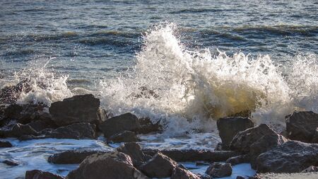 Sea wave, Black Sea, Poti, Georgia.