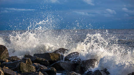 Sea wave, Black Sea, Poti, Georgia.