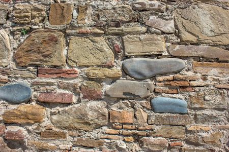 Background of old stone wall texture.の写真素材