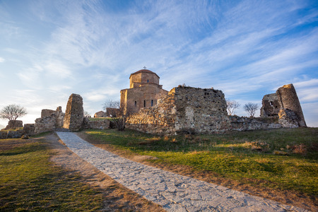 Orthodox monastery Jvari. 5-6 century building. Georgia, Mtskheta.