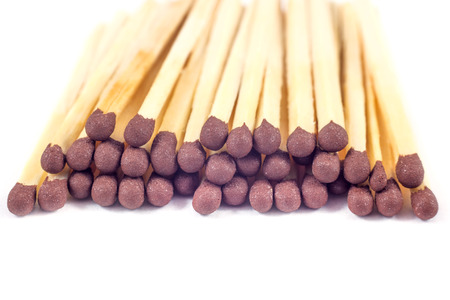 Groupe of match sticks isolated on white background. Groupe of match sticks isolated on white background.