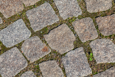 Stone Block Seamless Texture, The road to pedestriansの写真素材