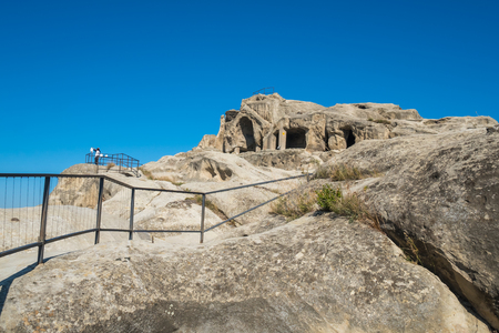 Shida Kartli Region, Georgia. Famous Landmark Uplistsikhe. Uplistsikhe Is An Ancient Rock-hewn Town In Eastern Georgia. UNESCO World Heritage Siteの写真素材