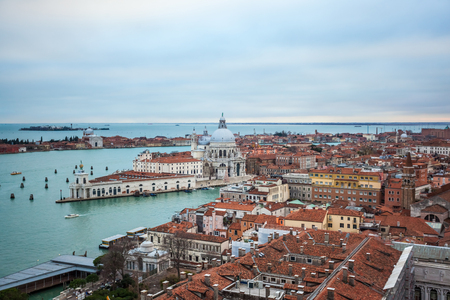 Panoramic view of Venice from the Campanile di San Marco.の写真素材