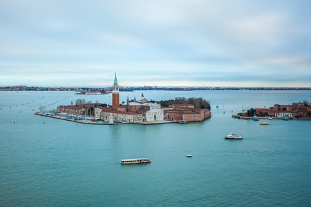 Panoramic view of Venice from the Campanile di San Marco.のeditorial素材