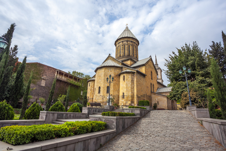 The Sioni Cathedral of the Dormition is a Georgian Orthodox cathedral in Tbilisi, Georgia.