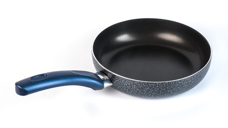 New Frying pan isolated on white background.の写真素材