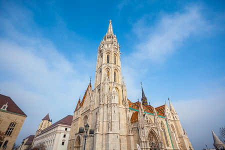 St. Matthias Church in Budapest. One of the main temple in Hungary.の写真素材