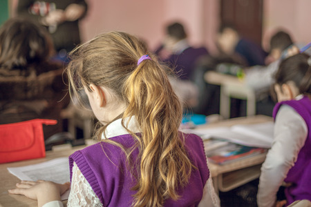 school children are participating actively in class