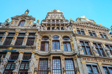 Grand Place or Grote Markt is the central square of Brussels. Belgium. Travel.の写真素材