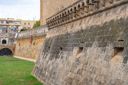 Swabian castle or Castello Svevo, a medieval landmark of Apulia. History.のeditorial素材