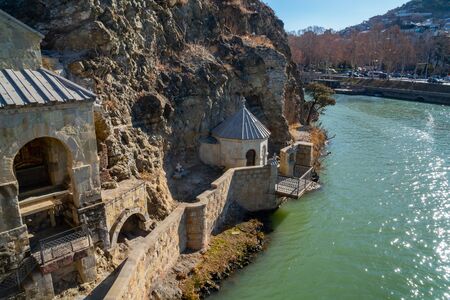 Church of St. Abo Tbilisi on the bank of Kura river in Tbilisi Georgia. Religion.
