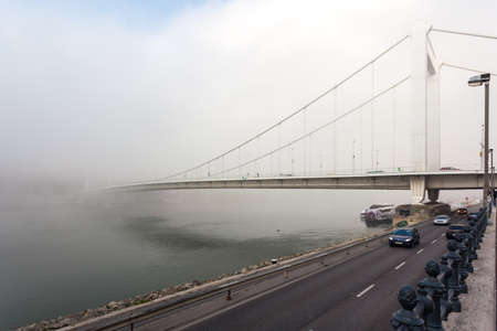 Budapest, Hungary - November 12, 2018: View of Budapest and the river Danube, Travelのeditorial素材