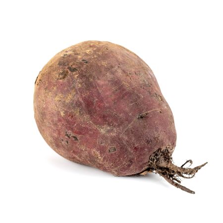 The whole red beetroots isolated on white background, vegetableの写真素材