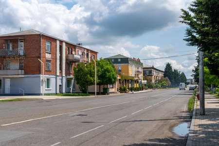 Poti, Georgia - 21, June 2020: Beautiful city of Poti, travel to Georgiaのeditorial素材