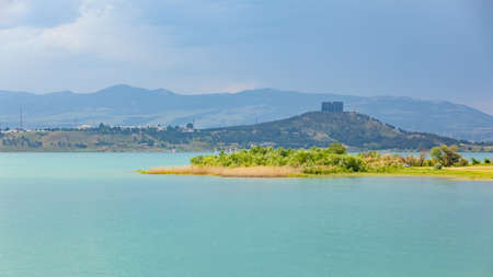 Tbilisi reservoir or The Tbilisi sea, beautiful landscape, travel