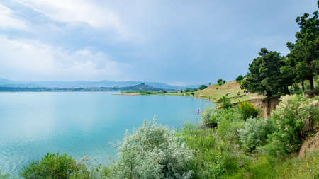 Tbilisi reservoir or The Tbilisi sea, beautiful landscape, travelの写真素材