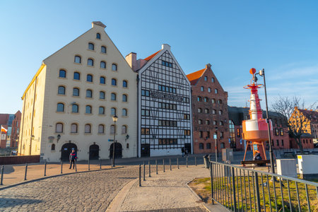 Gdansk, Poland - 11 March, 2022: Old beautiful city of Gdansk. Travel