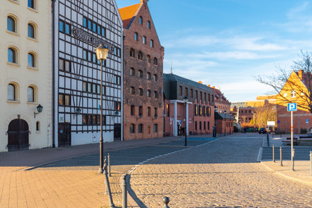 Gdansk, Poland - 11 March, 2022: Old beautiful city of Gdansk. Travel