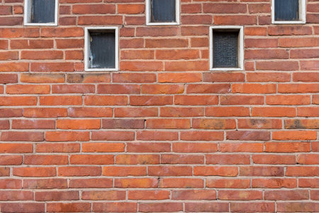old red brick wall texture background. Windowsの写真素材